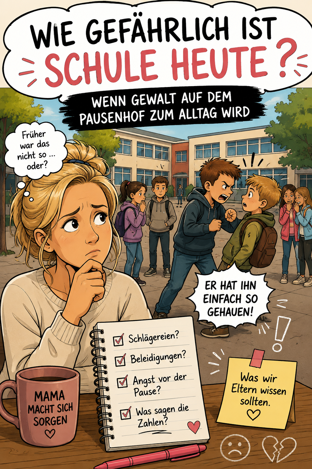 Wie gefährlich ist Schule heute